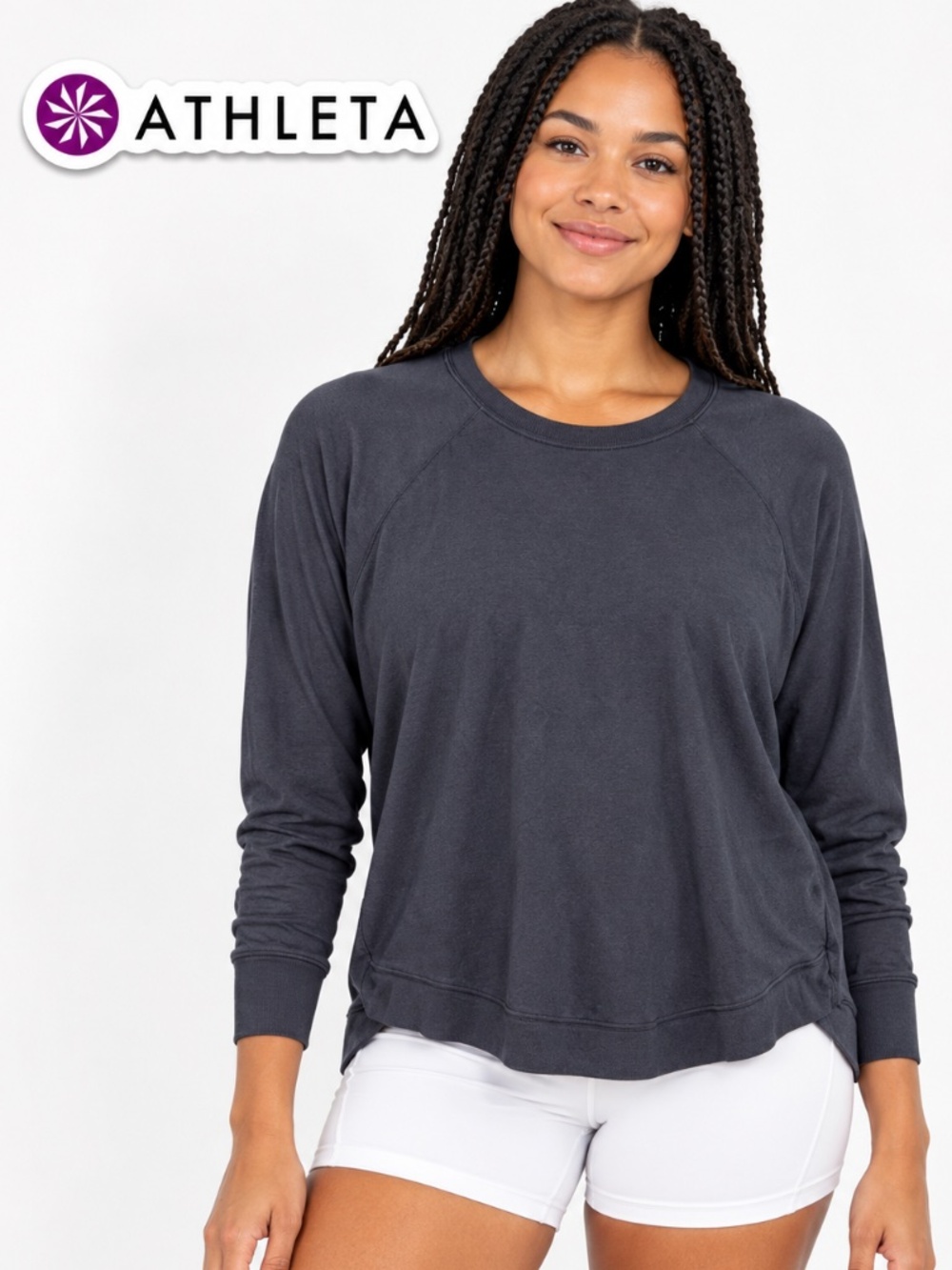 Athleta Mindset / Coaster Luxe Raglan Sweatshirt